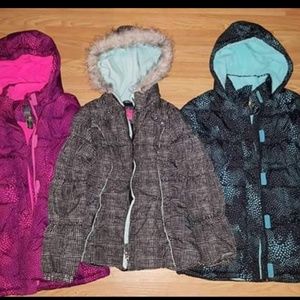 Bundle, 3 girls coats size 16.